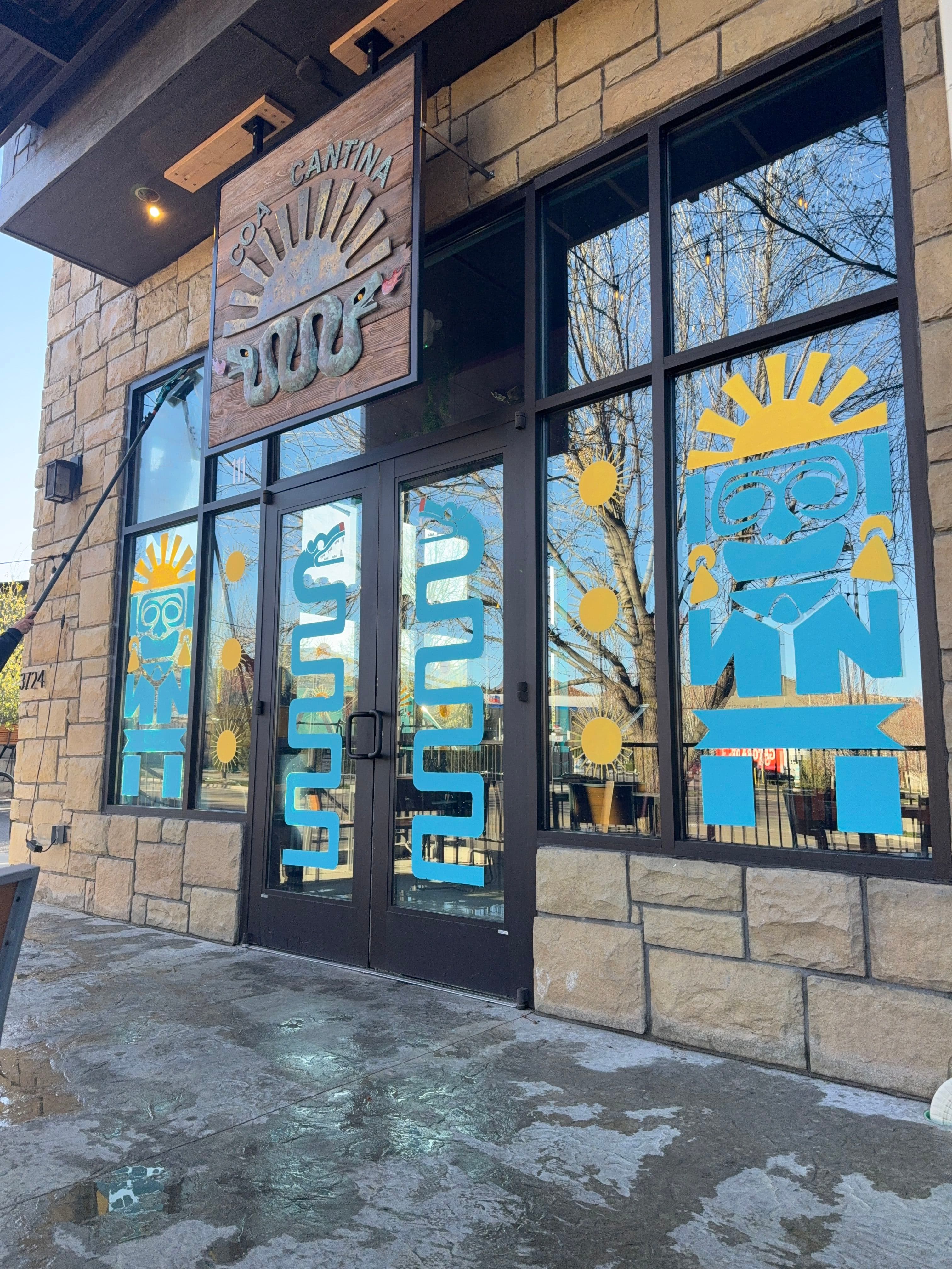 Project Sparkling Clean Windows at Coa Cantina image