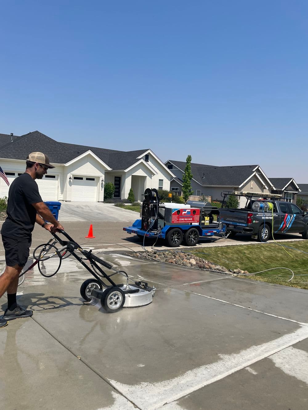 Concrete & Paver Pressure Washing image
