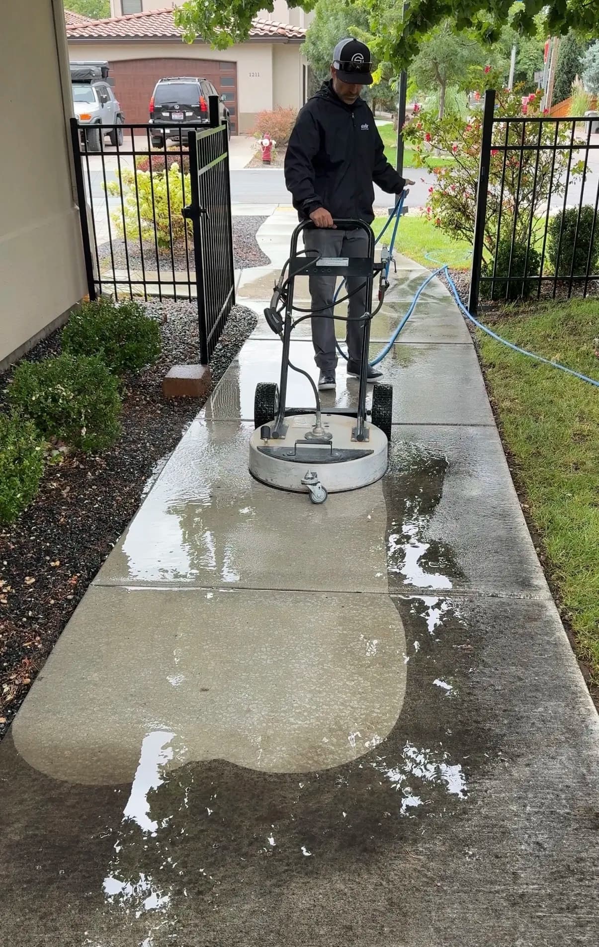 East Boise Walkway Pressure Washing Before a Home Listing image